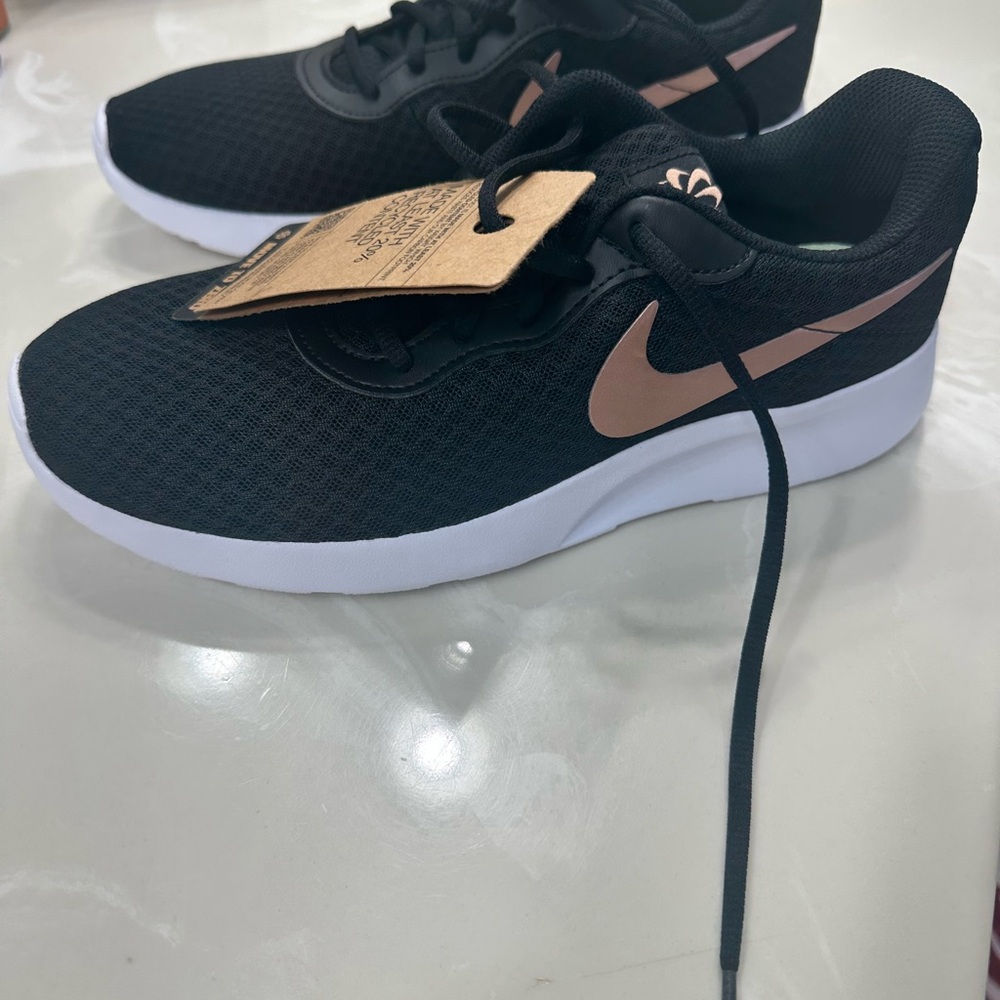 Nike Women's Sneakers Black and Rose Gold
